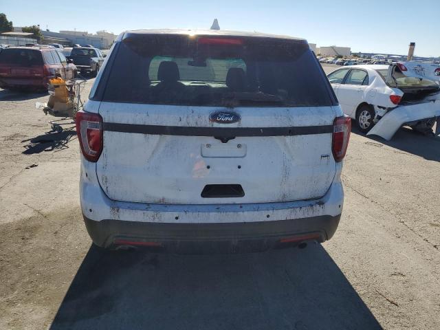 1FM5K8AR8GGC50837 - 2016 FORD EXPLORER POLICE INTERCEPTOR WHITE photo 6