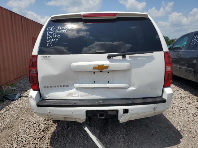 1GNSCJE01ER236164 - 2014 CHEVROLET SUBURBAN C1500 LT WHITE photo 6