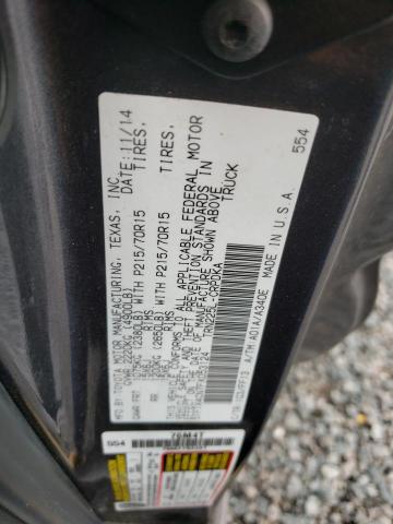 5TFTX4CN7FX053124 - 2015 TOYOTA TACOMA ACCESS CAB Графитовый фото 12