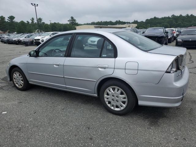 2HGES165X5H622277 - 2005 HONDA CIVIC LX SILVER photo 2