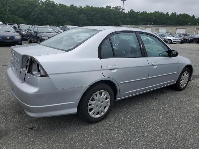 2HGES165X5H622277 - 2005 HONDA CIVIC LX SILVER photo 3