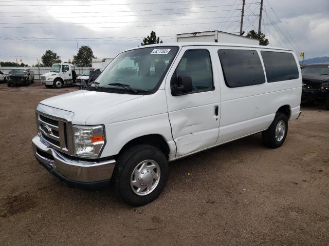 1FBNE3BL4CDB00121 - 2012 FORD ECONOLINE E350 SUPER DUTY WAGON WHITE photo 1