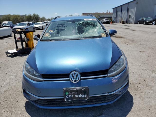 3VWY57AU6KM512759 - 2019 VOLKSWAGEN GOLF SPORT S BLUE photo 5