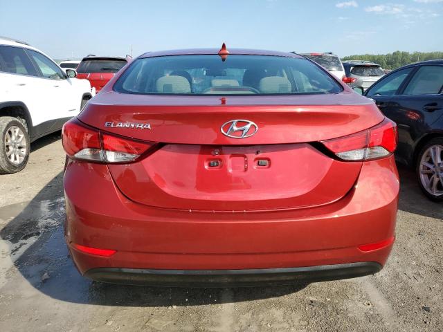 5NPDH4AE4FH558442 - 2015 HYUNDAI ELANTRA SE MAROON photo 6