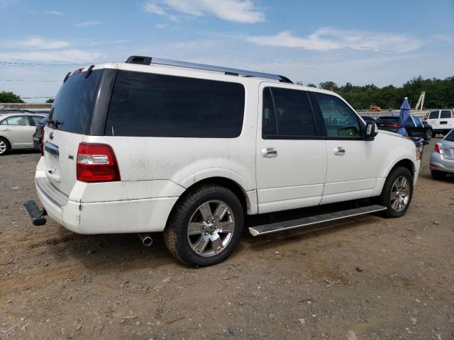 1FMFK20599LA01943 - 2009 FORD EXPEDITION EL LIMITED WHITE photo 3