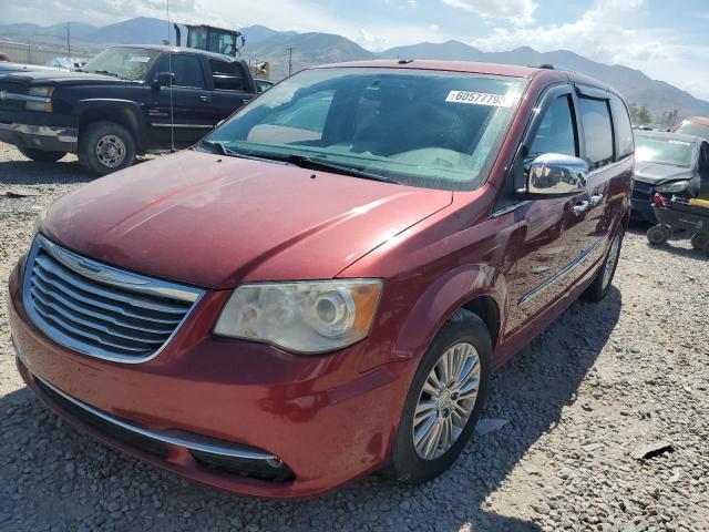 2A4RR6DG0BR610295 - 2011 CHRYSLER TOWN & COU LIMITED MAROON photo 1
