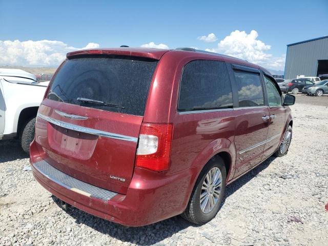 2A4RR6DG0BR610295 - 2011 CHRYSLER TOWN & COU LIMITED MAROON photo 3