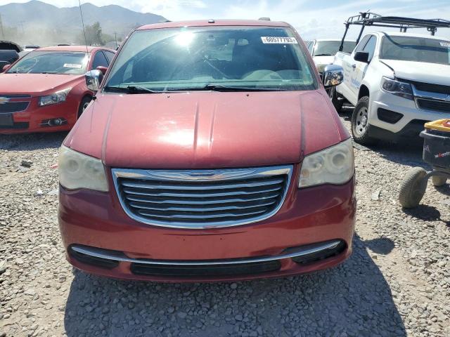 2A4RR6DG0BR610295 - 2011 CHRYSLER TOWN & COU LIMITED MAROON photo 5