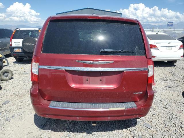 2A4RR6DG0BR610295 - 2011 CHRYSLER TOWN & COU LIMITED MAROON photo 6