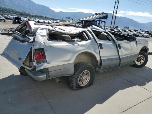 1FMNU41S14ED33734 - 2004 FORD EXCURSION XLT SILVER photo 3