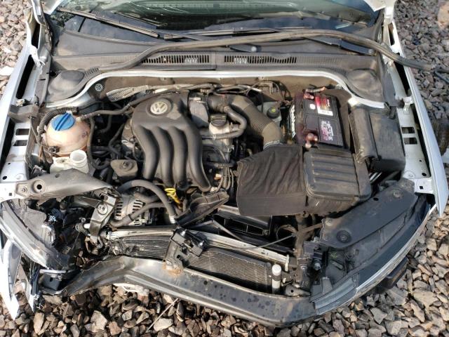 3VW2K7AJ5EM331967 - 2014 VOLKSWAGEN JETTA BASE Արծաթագույն լուսանկար 11