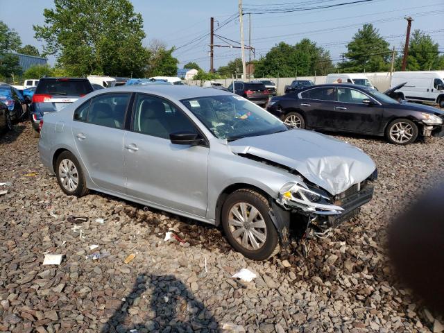 3VW2K7AJ5EM331967 - 2014 VOLKSWAGEN JETTA BASE Արծաթագույն լուսանկար 4