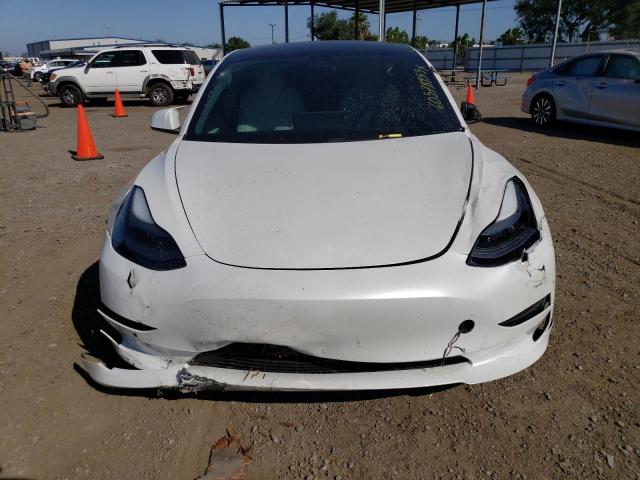 5YJ3E1EB3MF072994 - 2021 TESLA MODEL 3 WHITE photo 5