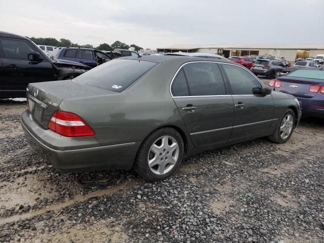 JTHBN36F140171772 - 2004 LEXUS LS 430 GRAY photo 3