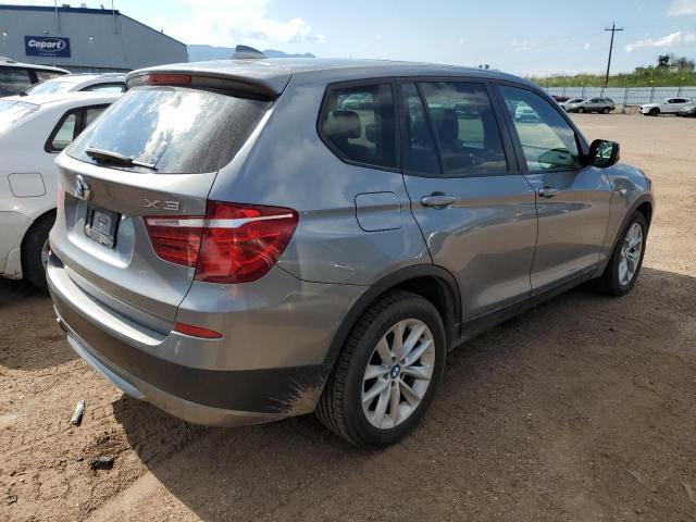 5UXWX7C53CL737684 - 2012 BMW X3 XDRIVE35I GRAY photo 3