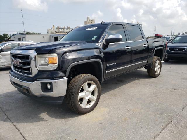 3GTU2VEC4EG387635 - 2014 GMC SIERRA K1500 SLT BLACK photo 1