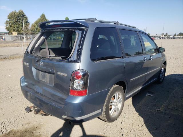 JM3LW28A650546286 - 2005 MAZDA MPV WAGON BLUE photo 4