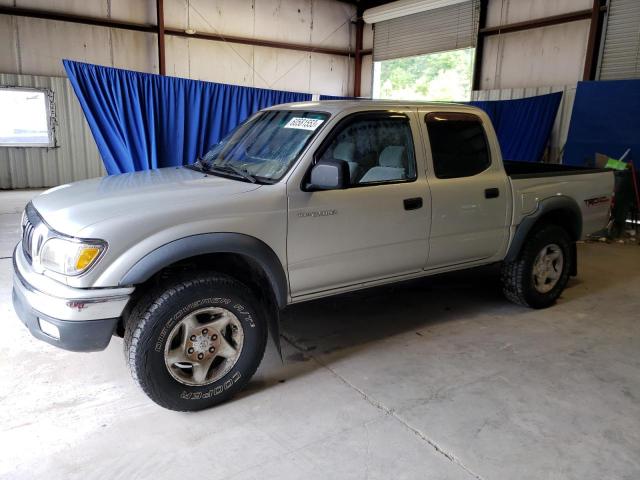 5TEGN92N91Z745909 - 2001 TOYOTA TACOMA DOUBLE CAB PRERUNNER SILVER photo 1