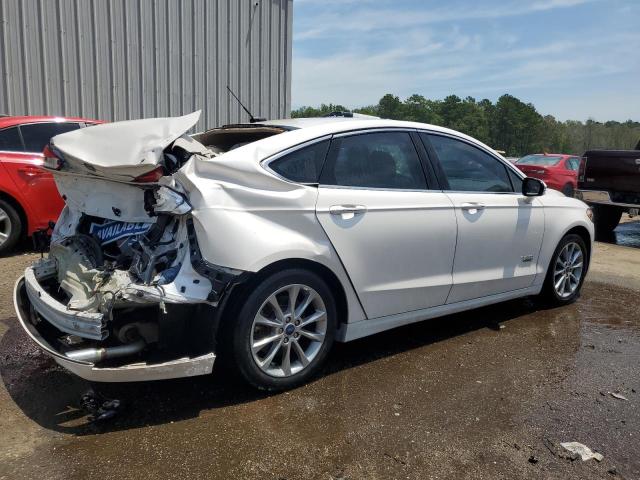 3FA6P0SU8HR161235 - 2017 FORD FUSION TITANIUM PHEV WHITE photo 3