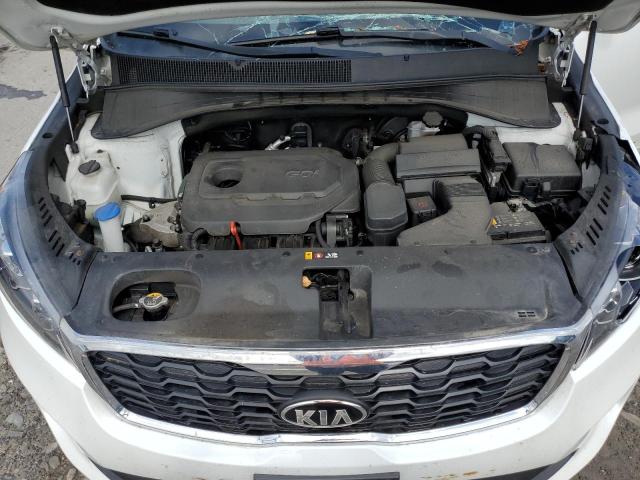 5XYPGDA31KG435486 - 2019 KIA SORENTO L WHITE photo 12