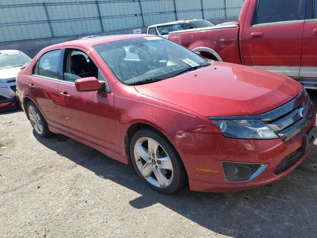 3FAHP0KC3CR191719 - 2012 FORD FUSION SPORT RED photo 4