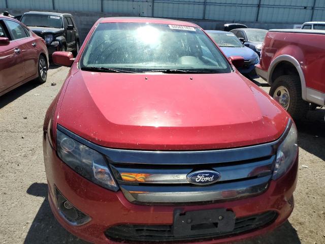 3FAHP0KC3CR191719 - 2012 FORD FUSION SPORT RED photo 5