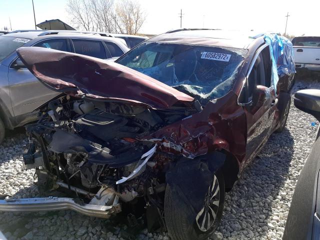 2C4RC1BG4MR501032 - 2021 CHRYSLER PACIFICA TOURING L 栗色 照片 2