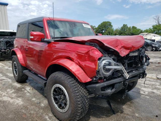 1FMDE5CP2MLA64680 - 2021 FORD BRONCO BASE RED photo 4