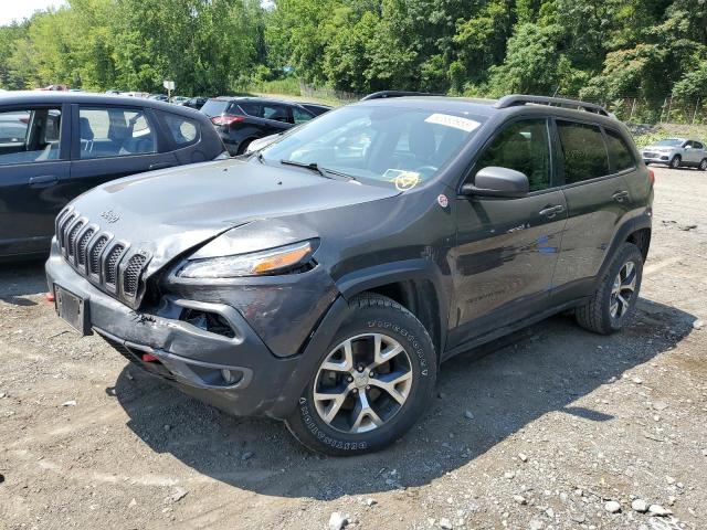 1C4PJMBS2FW525147 - 2015 JEEP CHEROKEE TRAILHAWK GRAY photo 1