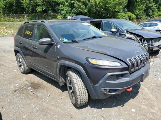 1C4PJMBS2FW525147 - 2015 JEEP CHEROKEE TRAILHAWK 灰色 照片 4