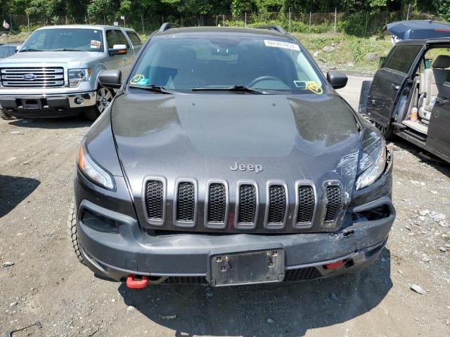 1C4PJMBS2FW525147 - 2015 JEEP CHEROKEE TRAILHAWK GRAY photo 5