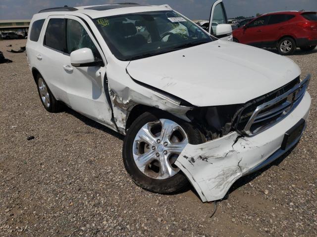 1C4RDHDGXEC476683 - 2014 DODGE DURANGO LIMITED WHITE photo 9