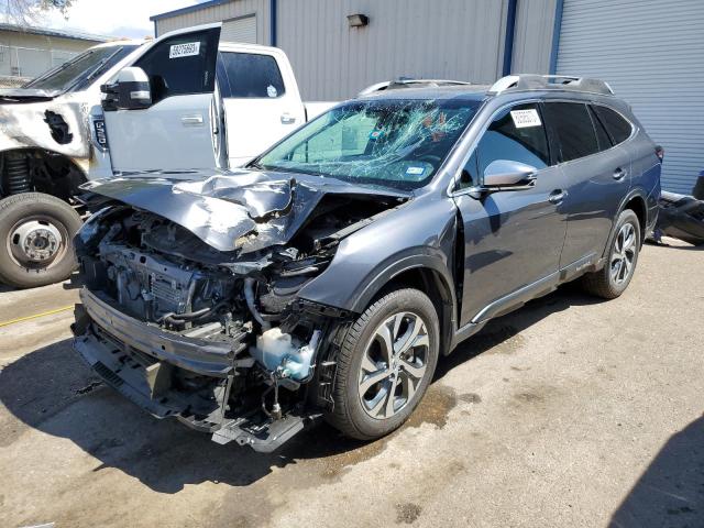 4S4BTGPD1L3227438 - 2020 SUBARU OUTBACK TOURING LDL GRAY photo 1