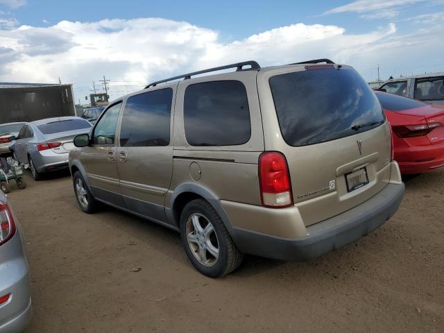 1GMDV33L35D202885 - 2005 PONTIAC MONTANA SV6 TAN photo 2