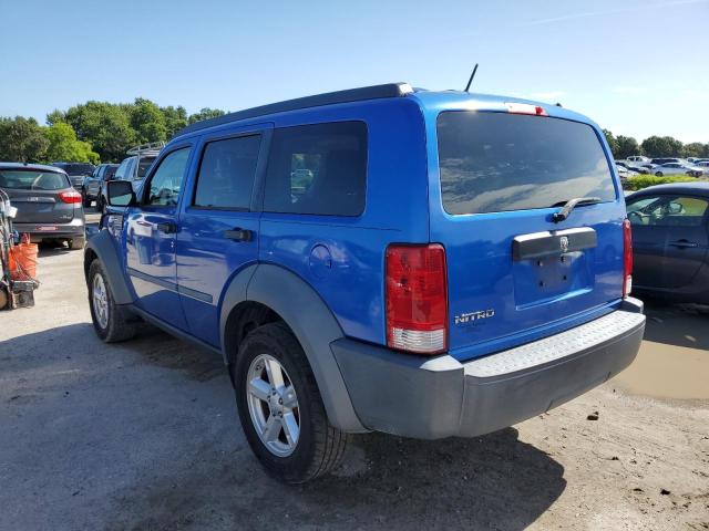 1D8GT28K97W595639 - 2007 DODGE NITRO SXT BLUE photo 2