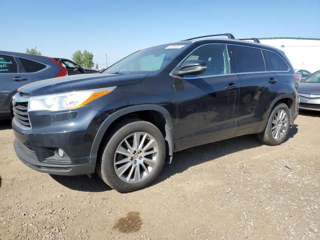 5TDJKRFH7FS220676 - 2015 TOYOTA HIGHLANDER XLE 黑色 照片 1