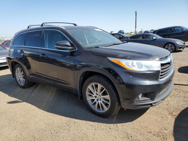 5TDJKRFH7FS220676 - 2015 TOYOTA HIGHLANDER XLE 黑色 照片 4