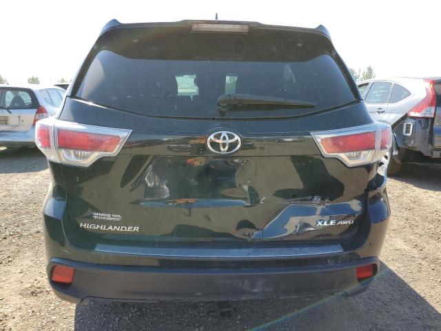 5TDJKRFH7FS220676 - 2015 TOYOTA HIGHLANDER XLE 黑色 照片 6