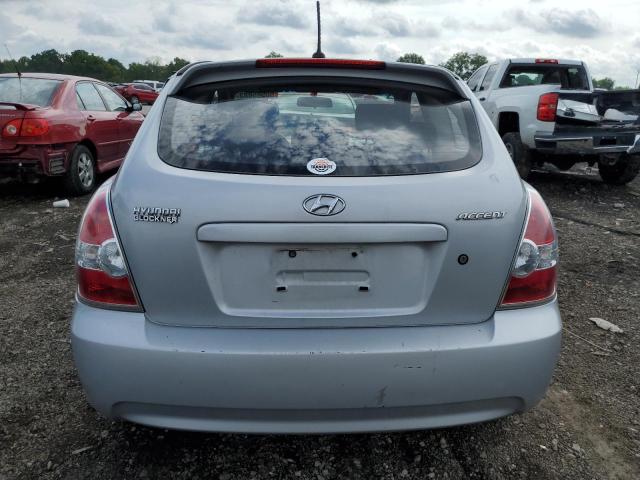 KMHCM36C19U139009 - 2009 HYUNDAI ACCENT GS SILVER photo 6