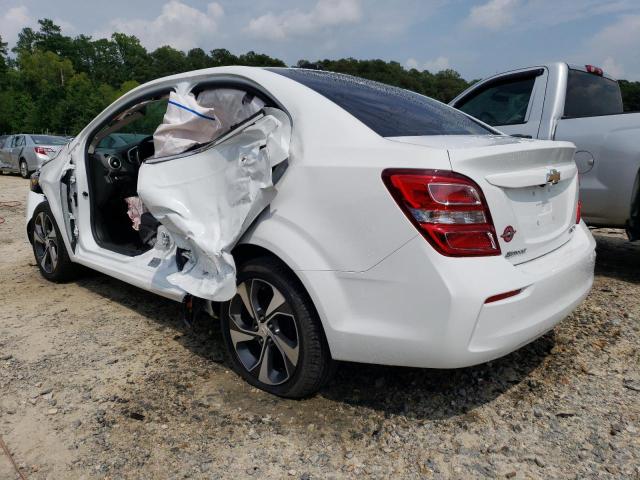 1G1JF5SB6L4112760 - 2020 CHEVROLET SONIC PREMIER WHITE photo 2