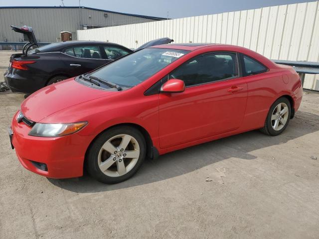 2HGFG11837H542751 - 2007 HONDA CIVIC EX RED photo 1