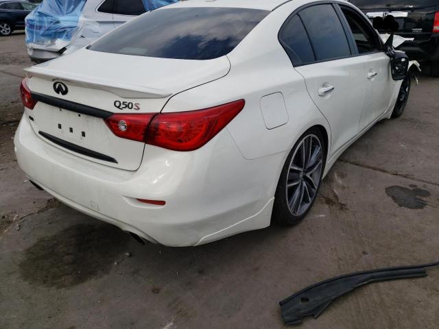 JN1BV7AR8FM417046 - 2015 INFINITI Q50 BASE WHITE photo 3