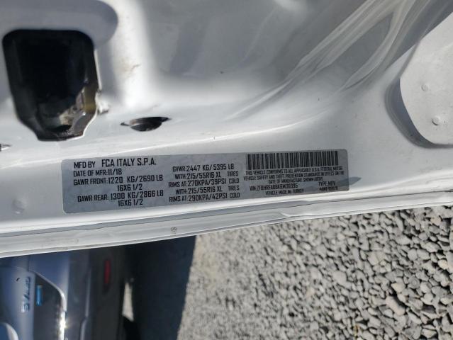 ZFBHRFAB6K6M36995 - 2019 RAM PROMASTER Белый фото 12