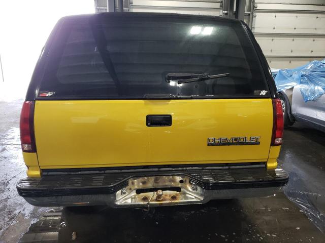 1GNEK18K7NJ343554 - 1992 CHEVROLET BLAZER K1500 YELLOW photo 6