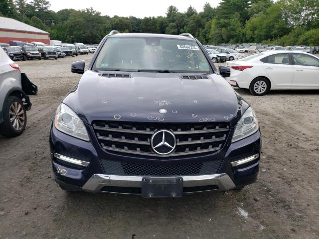 4JGDA5HB1CA071543 - 2012 MERCEDES-BENZ ML 350 4MATIC BLUE photo 5