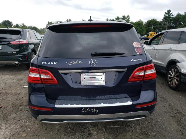 4JGDA5HB1CA071543 - 2012 MERCEDES-BENZ ML 350 4MATIC BLUE photo 6