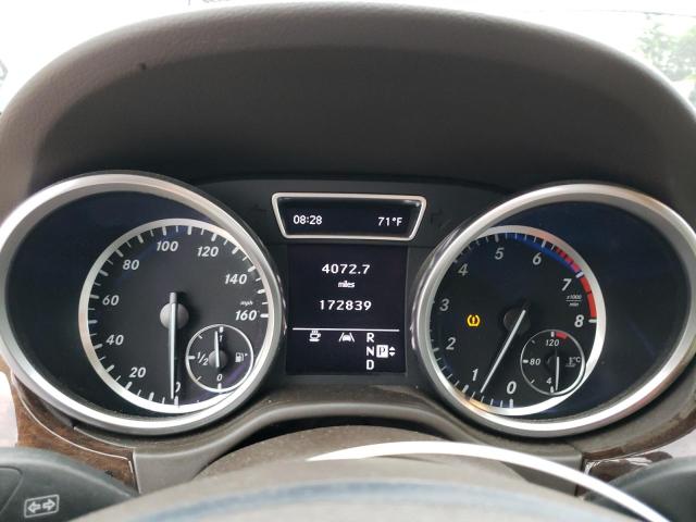 4JGDA5HB1CA071543 - 2012 MERCEDES-BENZ ML 350 4MATIC BLUE photo 9