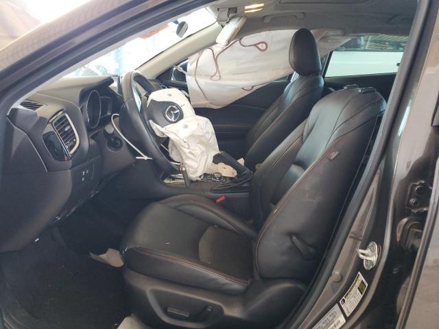 JM1BM1W7XE1117321 - 2014 MAZDA 3 GRAND TOURING GRAY photo 7