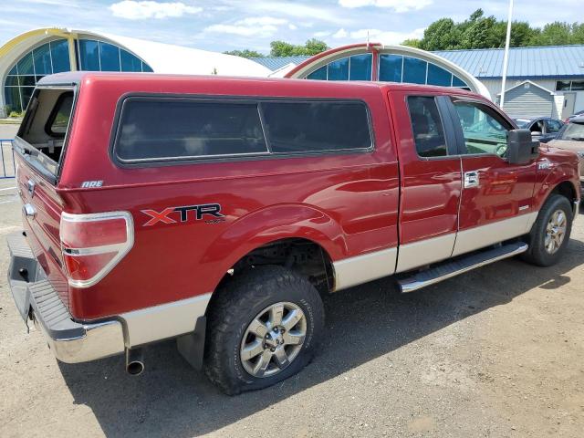 1FTFX1ET7DFA55613 - 2013 FORD F150 SUPER CAB RED photo 3