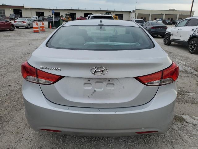 5NPDH4AE9DH297385 - 2013 HYUNDAI ELANTRA GLS SILVER photo 6